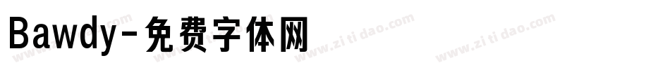 Bawdy字体转换