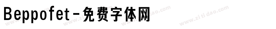 Beppofet字体转换