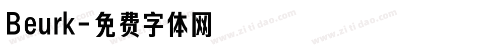 Beurk字体转换