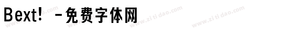 Bext!字体转换