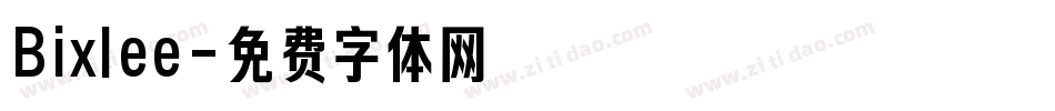 Bixlee字体转换