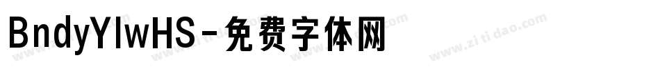 BndyYlwHS字体转换
