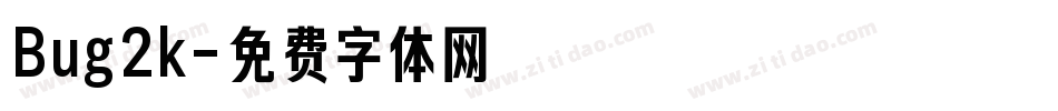 Bug2k字体转换