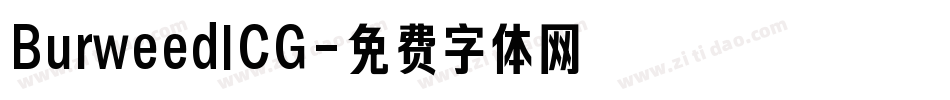 BurweedICG字体转换