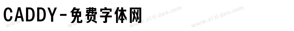 CADDY字体转换