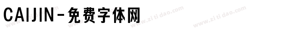 CAIJIN字体转换
