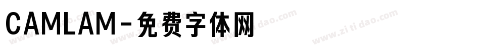 CAMLAM字体转换
