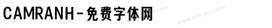 CAMRANH字体转换