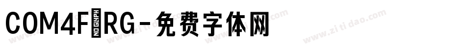 COM4F_RG字体转换