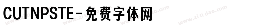 CUTNPSTE字体转换