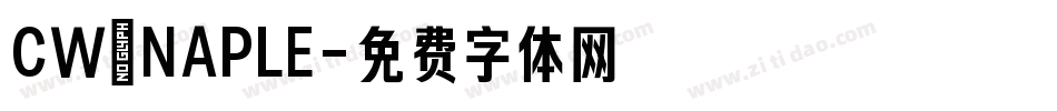 CW_NAPLE字体转换