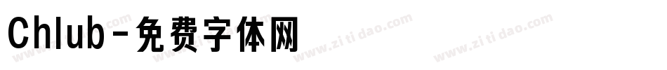 Chlub字体转换