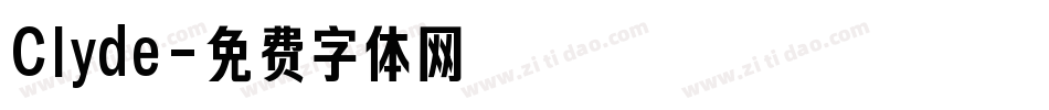 Clyde字体转换