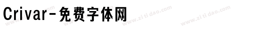 Crivar字体转换