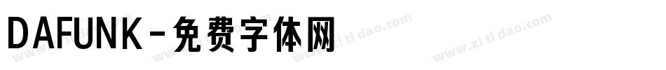 DAFUNK字体转换