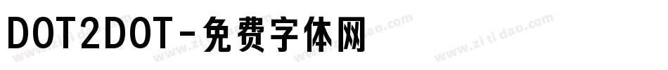 DOT2DOT字体转换