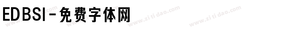EDBSI字体转换