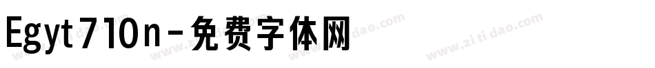 Egyt710n字体转换