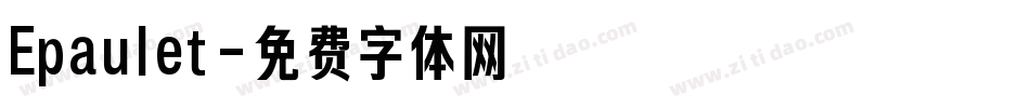 Epaulet字体转换