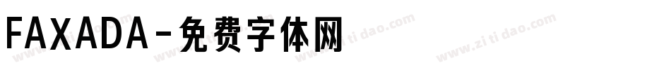 FAXADA字体转换