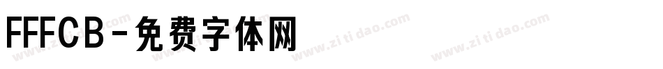 FFFCB字体转换