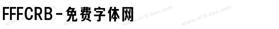 FFFCRB字体转换