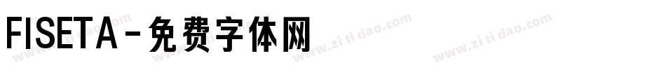 FISETA字体转换