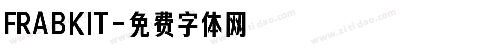 FRABKIT字体转换