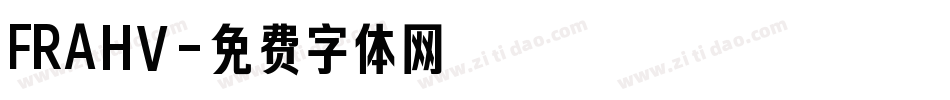 FRAHV字体转换