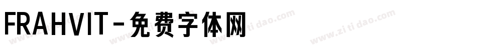 FRAHVIT字体转换
