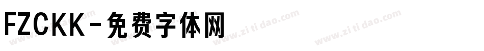 FZCKK字体转换