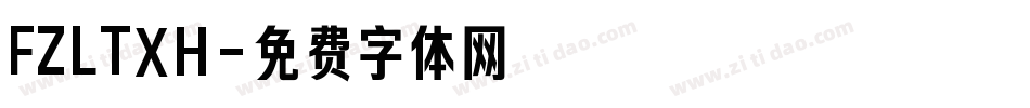 FZLTXH字体转换