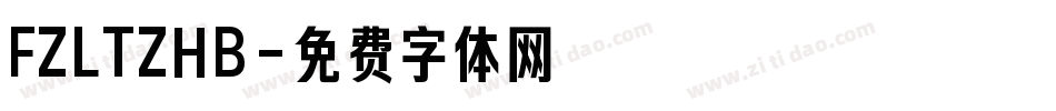 FZLTZHB字体转换