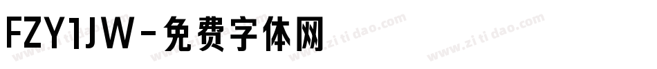 FZY1JW字体转换