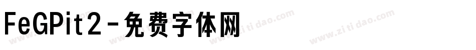 FeGPit2字体转换