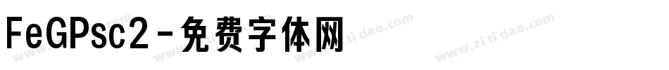 FeGPsc2字体转换