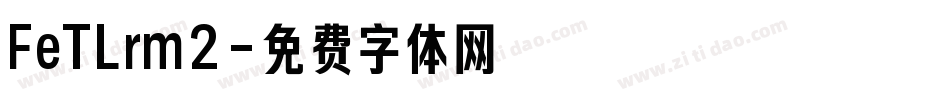 FeTLrm2字体转换