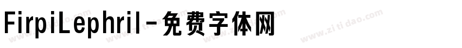 FirpiLephril字体转换