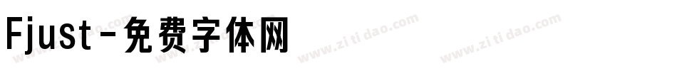 Fjust字体转换