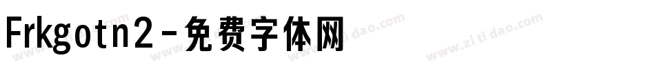 Frkgotn2字体转换