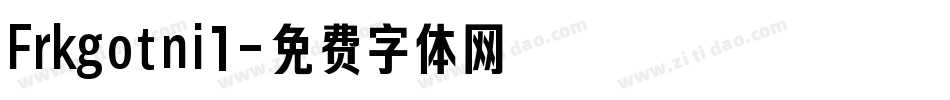 Frkgotni1字体转换