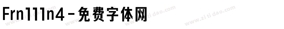 Frn111n4字体转换