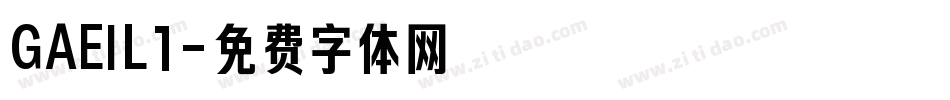 GAEIL1字体转换