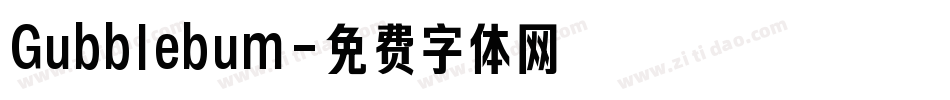 Gubblebum字体转换