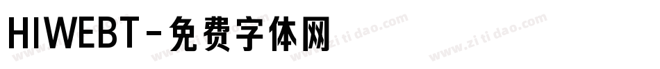HIWEBT字体转换