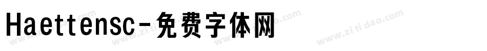 Haettensc字体转换