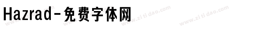 Hazrad字体转换