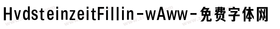 HvdsteinzeitFillin-wAww字体转换
