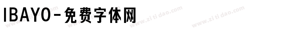 IBAYO字体转换