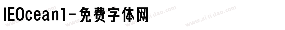 IEOcean1字体转换